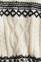 Jacquard-Knit Sweater