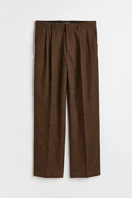 Relaxed Fit Wool-blend Pants