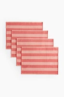 4-pack Striped Placemats