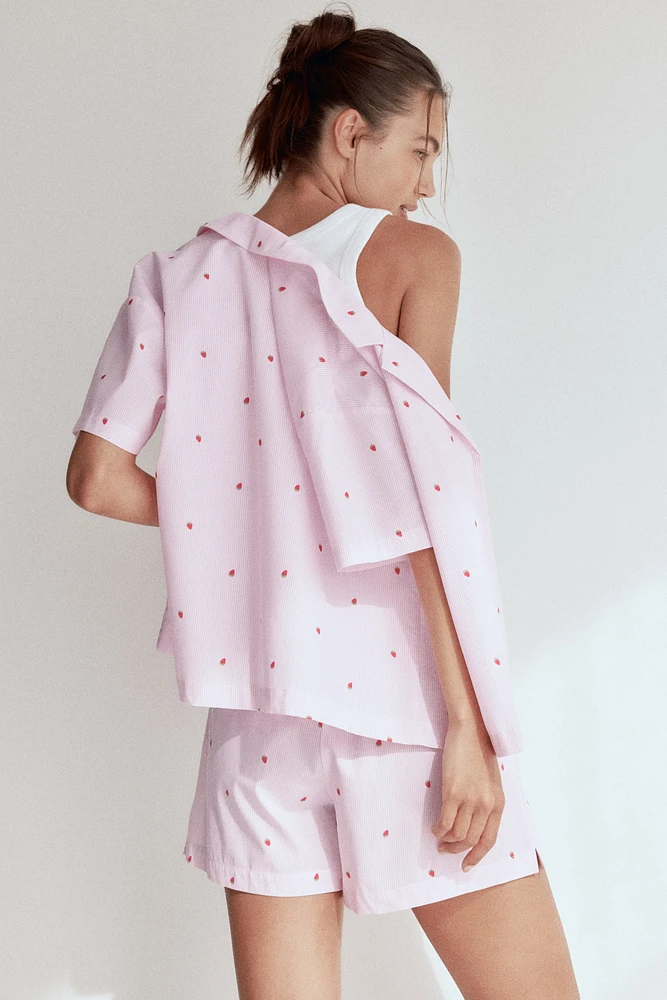 Pajama Shirt and Shorts