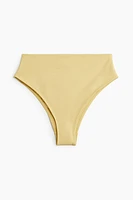 High Waist Cheeky Bikini Bottoms