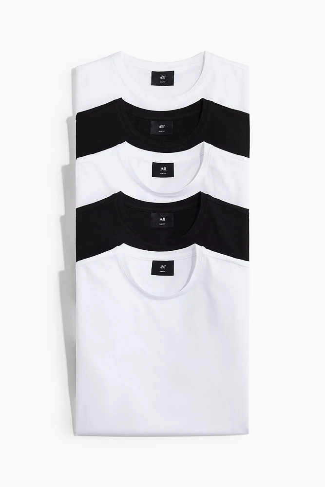 5-pack Slim Fit T-shirts
