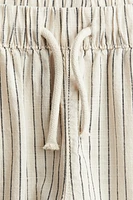 Linen-Blend Pants