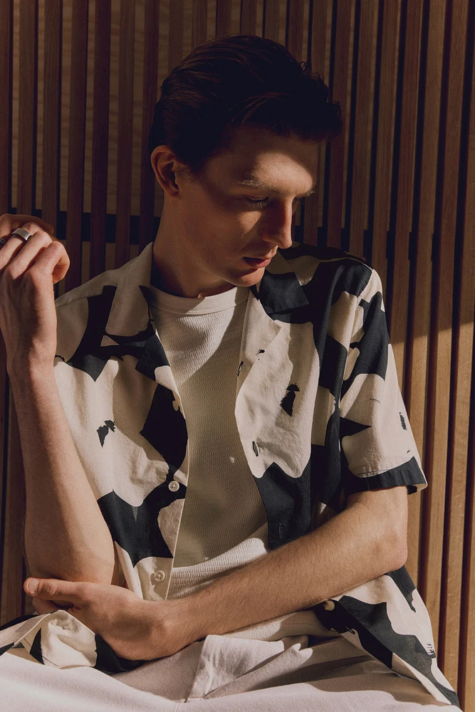 Regular-Fit Cotton Resort Shirt