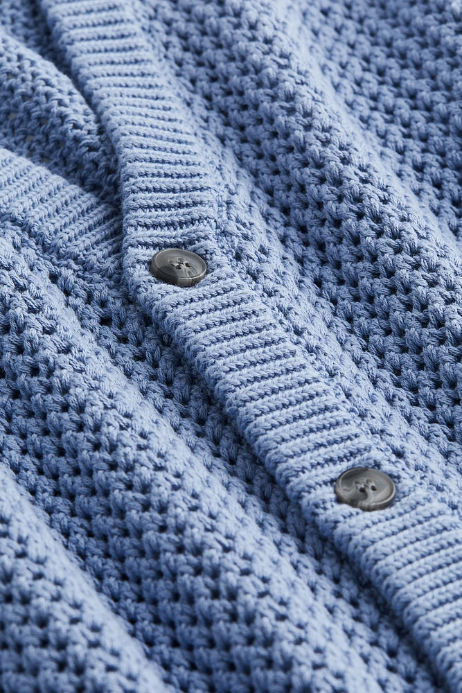 Loose Fit Hole-knit Cardigan