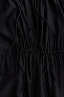 MAMA Drawstring-detail Maxi Dress