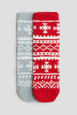 2-pack Chenille Socks