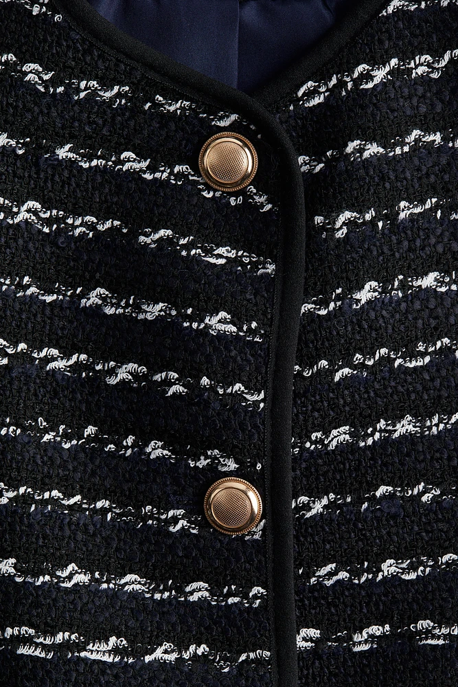 Veste en tissu texturé