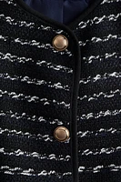 Veste en tissu texturé