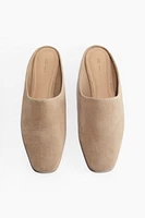 Suede Mules