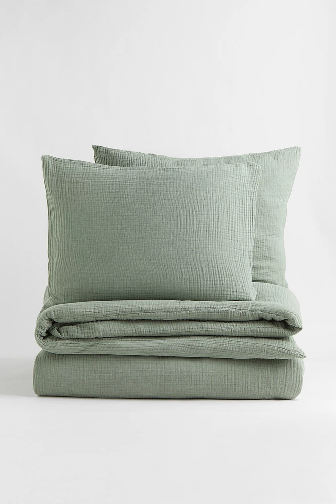 Muslin King/Queen Duvet Cover Set