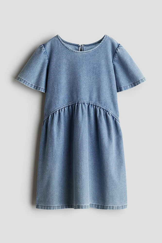 Robe en jersey façon denim