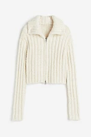 Cardigan with Zipper