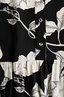 Patterned Viscose Dress