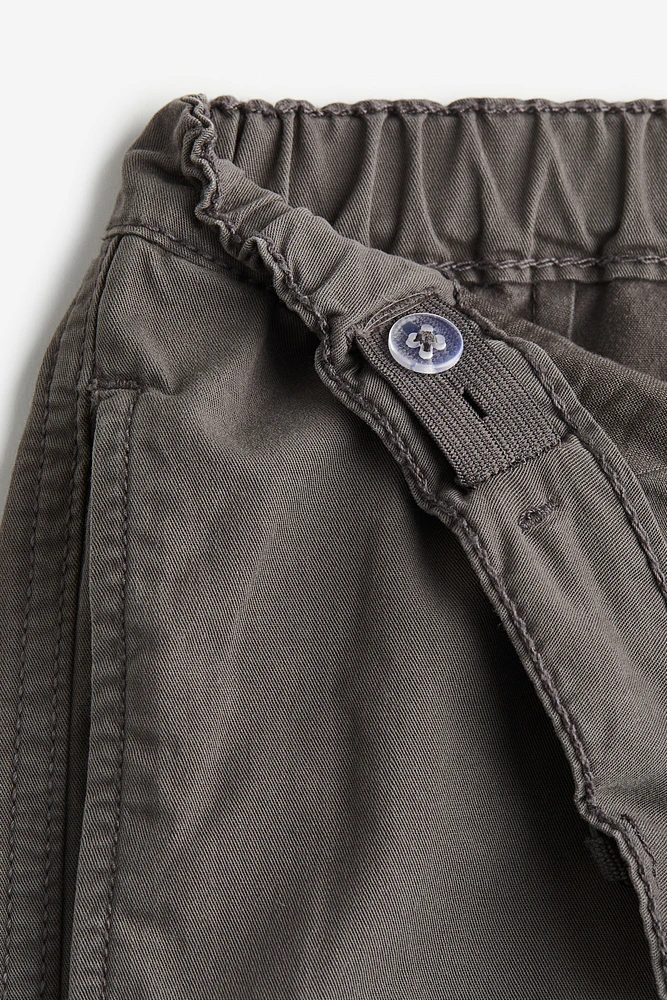 Cotton Twill Parachute Pants