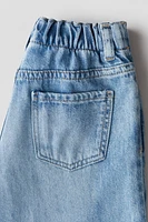 Drawstring-Detail Denim Pants