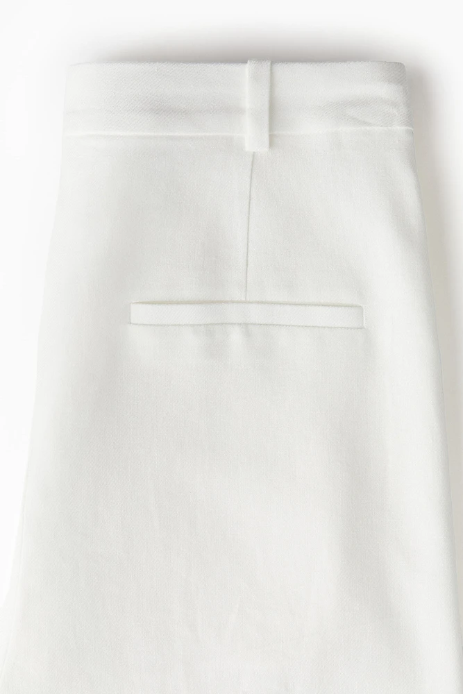 Linen-blend Shorts