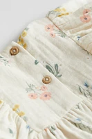 2-piece Patterned Muslin Set