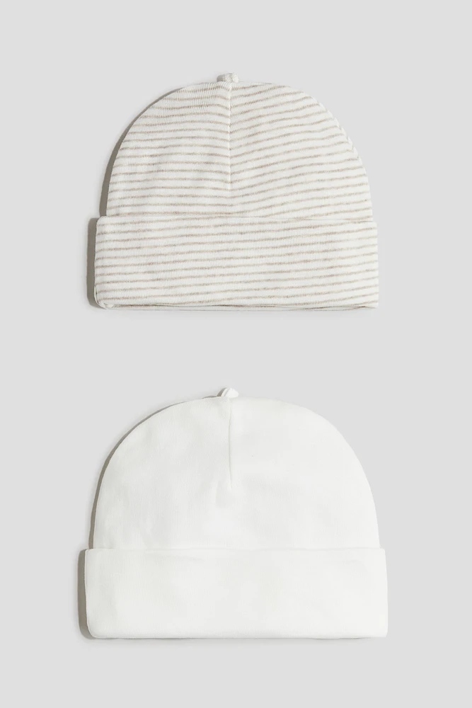 2-pack Cotton Beanies