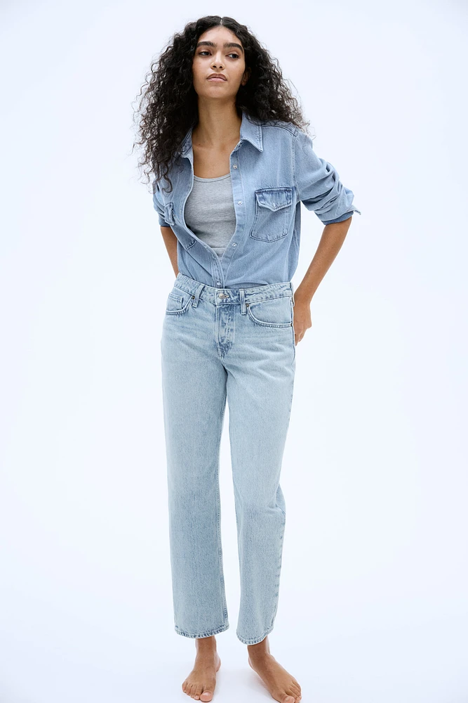 Straight Regular Ankle Jeans