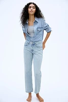 Straight Regular Ankle Jeans