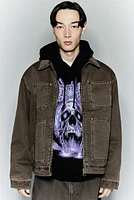 Loose Fit Printed Hoodie