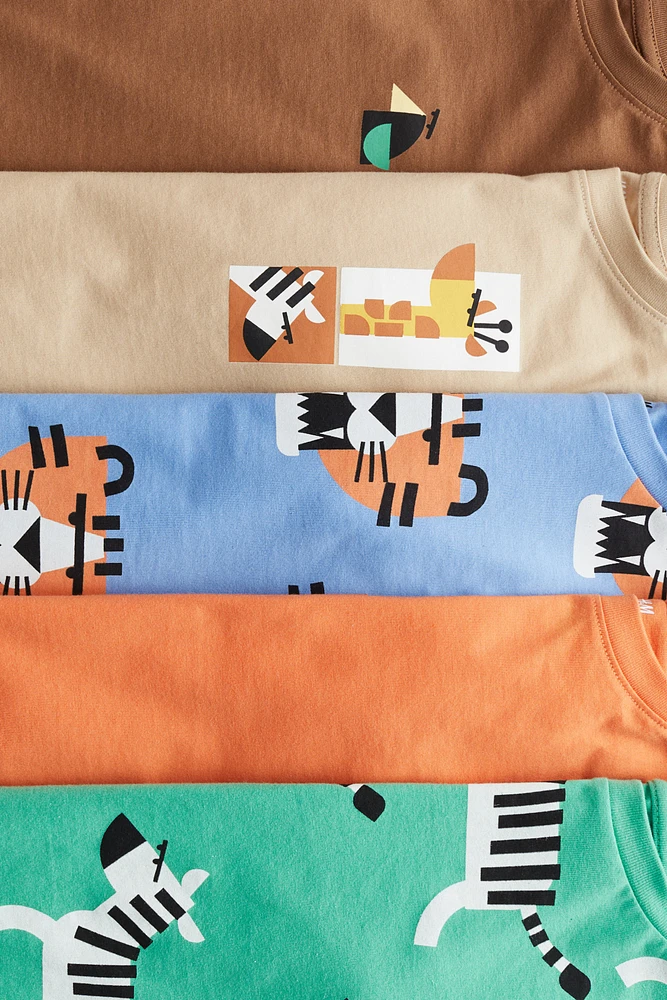 5-pack Jersey T-shirts