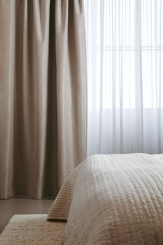 Single-Pack Wide Blackout Curtain Panel