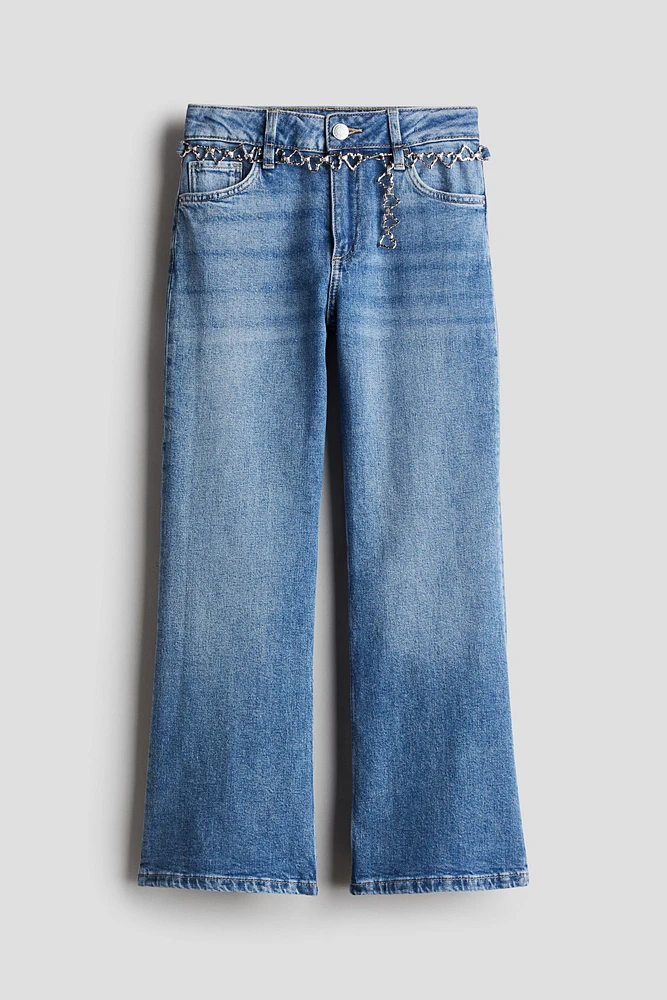 Baggy Fit Bootcut Leg Jeans