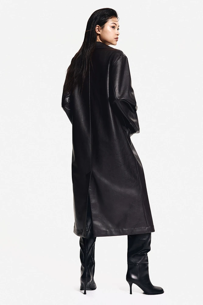 Oversized Coated Coat