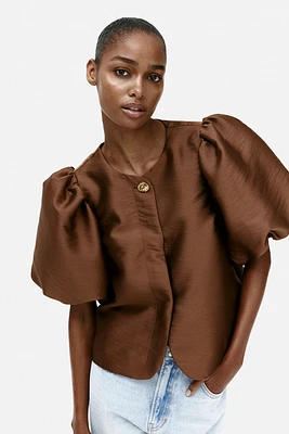 Blouse à manches ballon