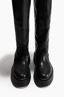 Chunky Knee-High Boots