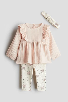 Ensemble 3 pièces en coton