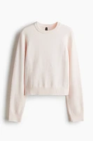 Short Fine-Knit Sweater