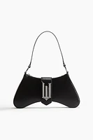 Metal-Appliqué Shoulder Bag