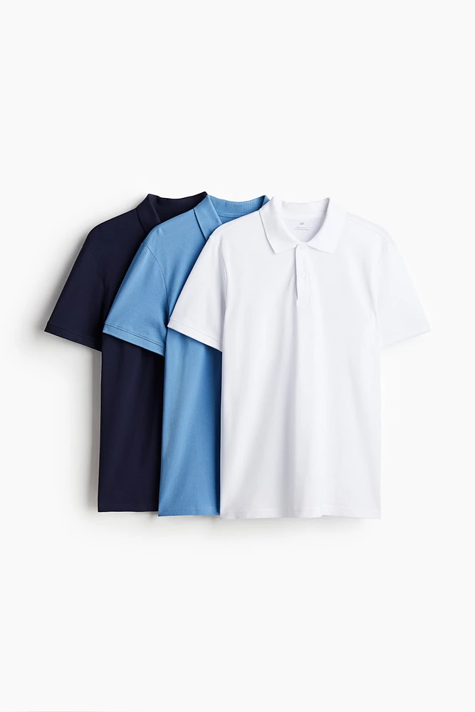3-pack Regular Fit Polo Shirts
