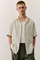 Regular Fit Textured Resort Shirt