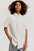 Chemise à manches courtes en coton