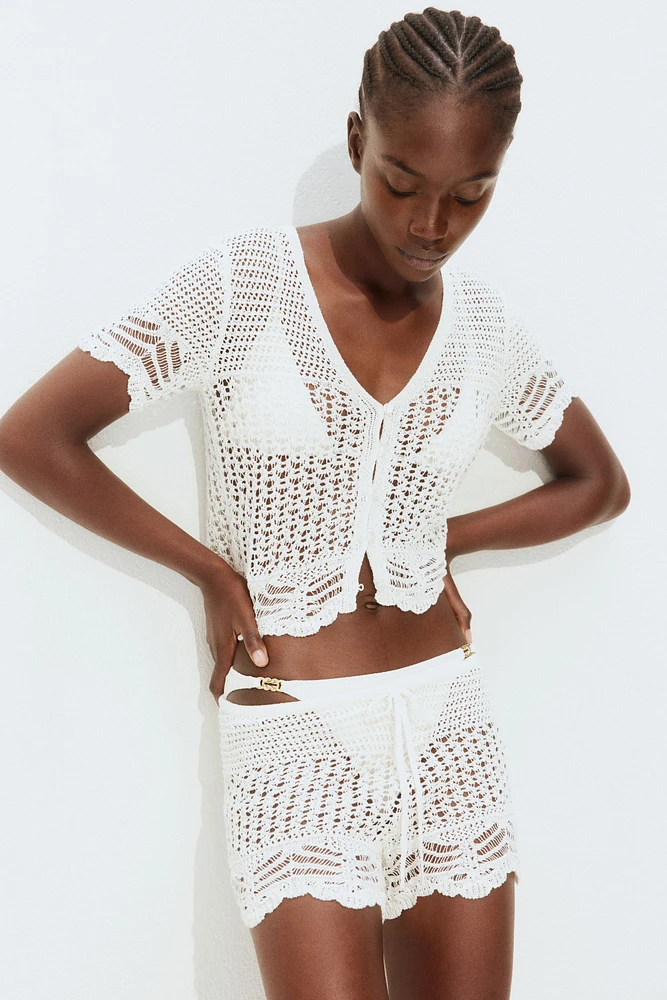 Haut de plage d'aspect fait au crochet