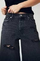 Baggy Low Denim Shorts