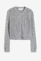 Cable-knit cardigan