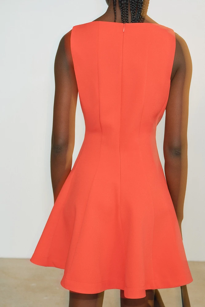 Dress with Flared Skirt