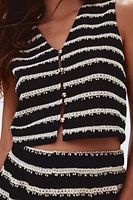 Textured Jersey Vest