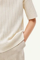 Knit Polo Shirt