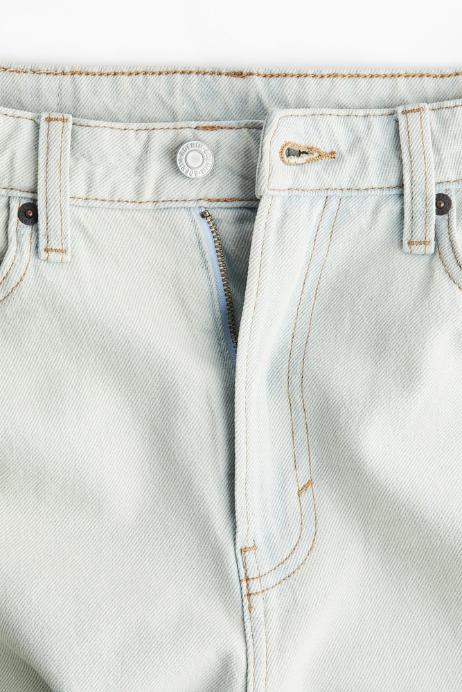 Jean Taille Haute Coupe Tonneau