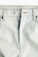 Jean Taille Haute Coupe Tonneau