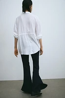 MAMA Tie-belt Blouse