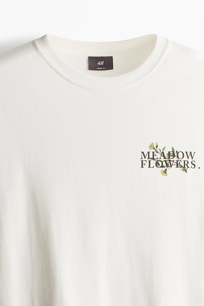 T-shirt imprimé Coupe Flottante