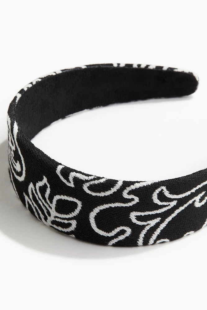 Embroidered Hairband