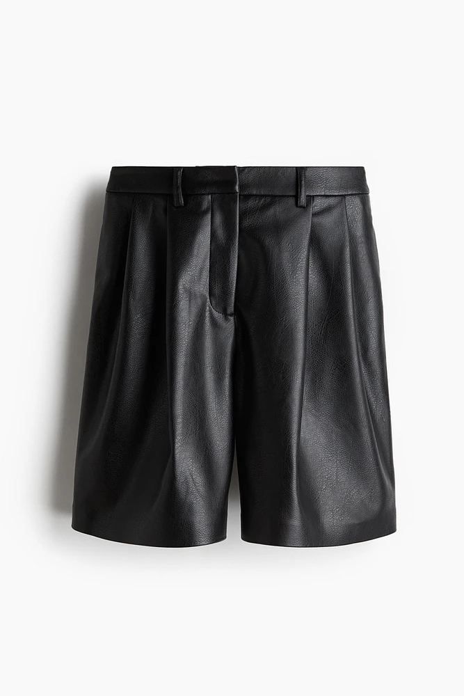 Coated Bermuda Shorts